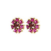 Серьги Dyrberg Kern AUDE SG PINK /WINE, 450099