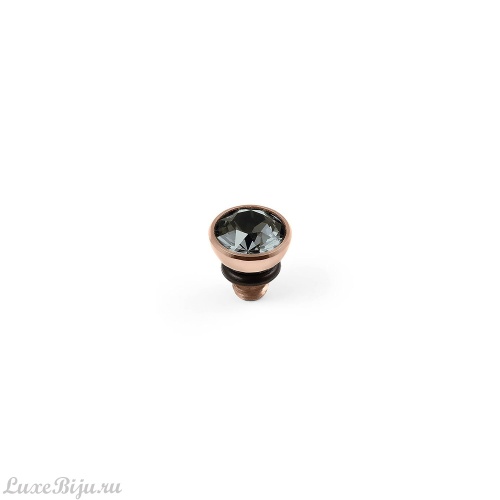 Шарм Qudo Bottone Silver Night 5 мм 630140 BW/RG