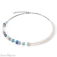 Колье Coeur de Lion Blue-aqua, *5086/10-0737