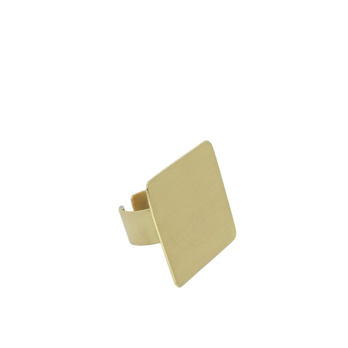 Кольцо Katerina Vassou, Kezia, разъемное, с прямоугольным элементом, KV26.1-308444G золотистый фото 2