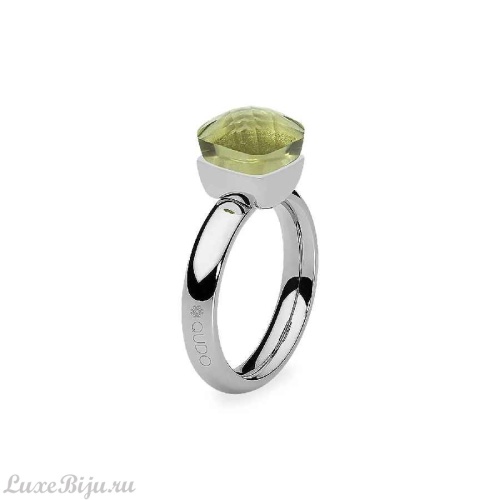 Кольцо Qudo Firenze olivine 18.5 мм, 610773 G/S