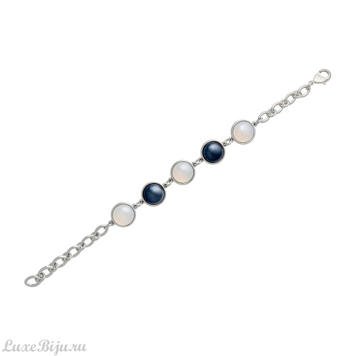 Классический браслет Pearl Opaline-Black Agate C1362.25.4 BW/S