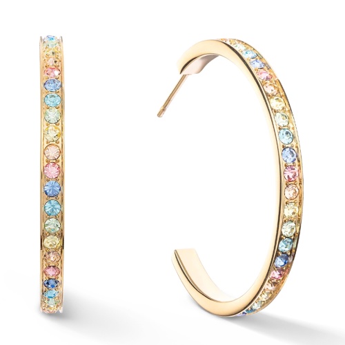 Серьги Coeur de Lion Multicolor-Pastel Gold , 0128/21-1590 фото 6