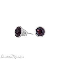 Пусеты Fiore Luna Burgundy SWE297 B S