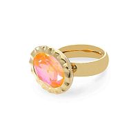 Кольцо Qudo TIVOLA UNICA big (G/P) Crystal orange ignite 58, 688431