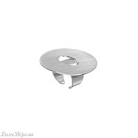 Кольцо Dansk Copenhagen, Alaya, в форме неправильного овала, DNSK25.2-1C2407001 серебристый