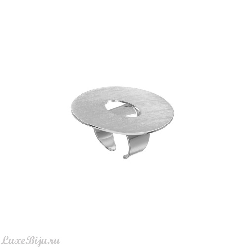 Кольцо Dansk Copenhagen, Alaya, в форме неправильного овала, DNSK25.2-1C2407001 серебристый