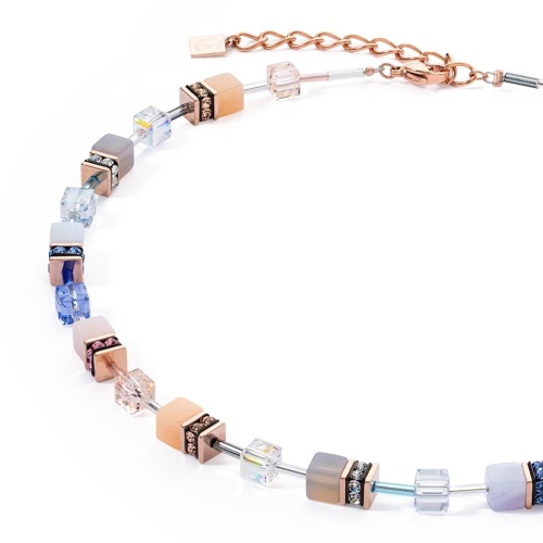 Колье Coeur de Lion Light blue-Beige, 4905/10-0738 фото 3