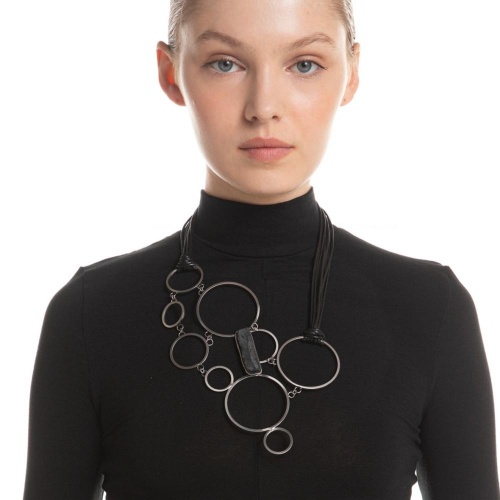 Колье Katerina Vassou, Celestial, с турмалином, KV26.1-404826B серебристый фото 2