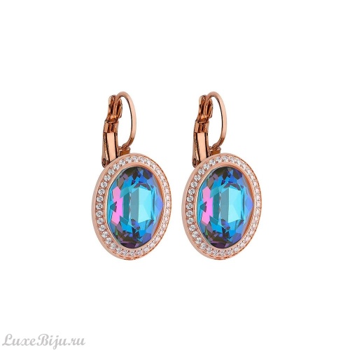 Серьги Qudo Tivola Army green delite 311670 G/RG