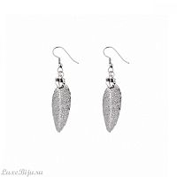 Серьги Ester Bijoux Белый Ясень LF200C-S BW