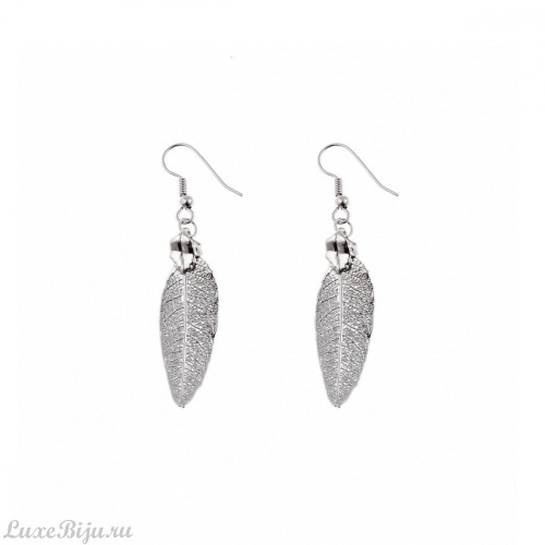 Серьги Ester Bijoux Белый Ясень LF200C-S BW