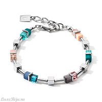 Браслет Coeur de Lion Blue-Turquoise-Peach 5022/30-0751
