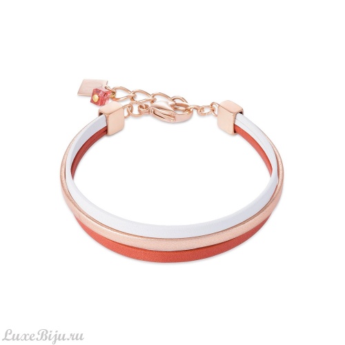 Браслет Coeur de Lion Orange White 0221/30-0214