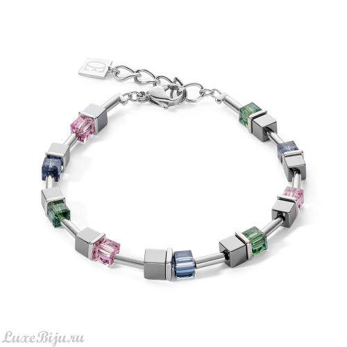 Coeur de Lion Браслет Coeur de Lion Blue-Green-Lilac 5020/30-0754
