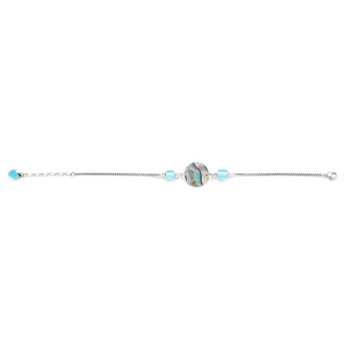 Браслет Nature Bijoux, Mauna kai, с гелиотисом и стеклом, NB22.1-13-42140 голубой фото 4