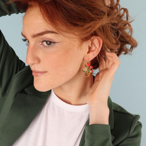 Серьги TARATATA, Basilic, с цветной смолой, TT-T23-04713-20M золотистый фото 2