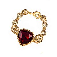 Браслет Celeste G, с кристаллом Swarovski в форме сердца, CS26.1-1099 красный