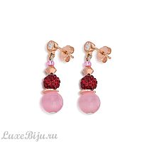 Серьги Coeur de Lion Red-Rose, *4864/21-0319