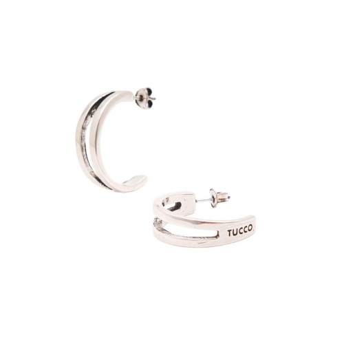 Серьги Tucco, Open your mind, полукольца, TC26.1-TMPE29 серебристый