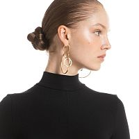 Серьги Katerina Vassou, Celestial, с кольцами, KV26.1-404828G золотистый