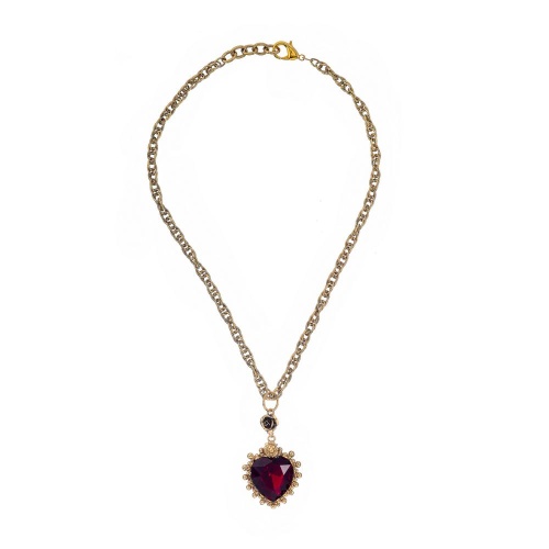 Колье Celeste G, с кристаллом Swarovski в форме сердца, CS26.1-1324 красный