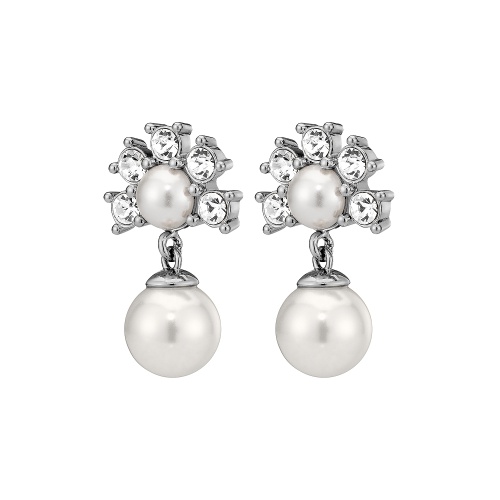 Серьги Dyrberg Kern VERONICA SS CRYSTAL /WHITE PEARL, 450108