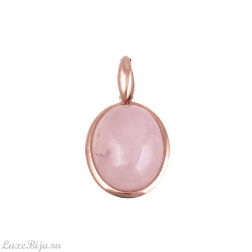 Кулон Qudo Anhanger Alina pink quartz 400520 R/RG