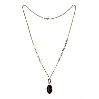 Колье Fiore Luna COFFE AGATE, LN5153 BR/G