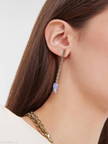 Серьги Fiore di Firenze OR1603 GHIACCIO ALLA LAVANDA фото 2