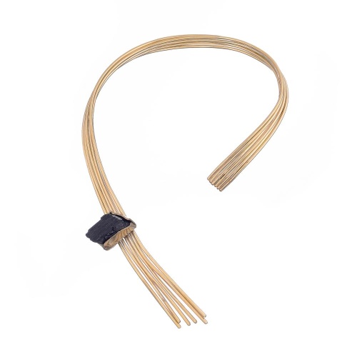 Колье Katerina Vassou, Stormi, с черным турмалином, KV26.1-307594GBLACK черный