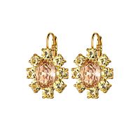 Серьги Dyrberg Kern VALENTINA SG PEACH / GOLDEN, 420040 G/BR