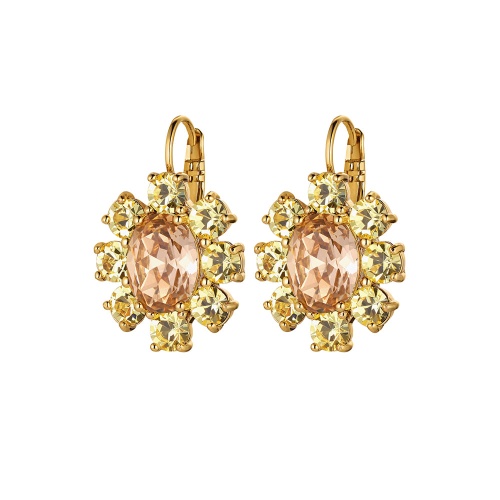 Серьги Dyrberg Kern VALENTINA SG PEACH / GOLDEN, 420040 G/BR