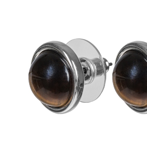 Пусеты Fiore Luna TIGER EYE, LE1110 BR/S фото 3