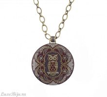 Колье Clara Bijoux сова B69577.CG R