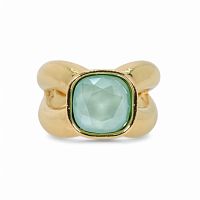 Кольцо Tucco, Claire, разъемное, с кристаллом, TC-TMA113-D мятный