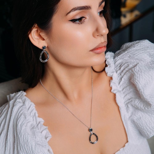 Колье Fiore Luna Jet Nut, B2103SW-N05.4 BW/S фото 8