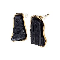 Серьги Katerina Vassou, Stormi, с черным турмалином, KV26.1-307624GBLACK черный