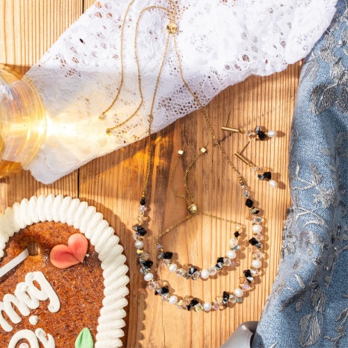 Колье Coeur de Lion Black-Crystal, 1124/10-1318 фото 5