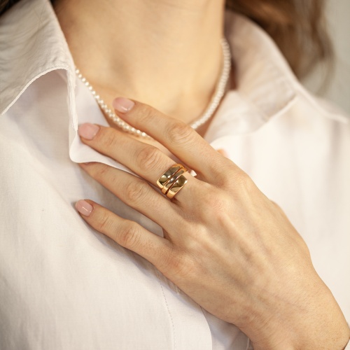 Кольцо Fiore Luna GOLD, KBR02748-02 фото 2