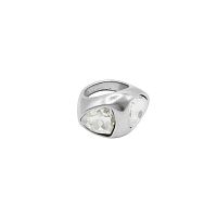 Кольцо Ciclon, Majestic, с кристаллами, CN-251500 хрустальный, 17
