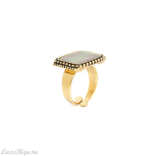 Кольцо Nature Bijoux, Vendome, с перламутром, NB23.2-19-24951 серый