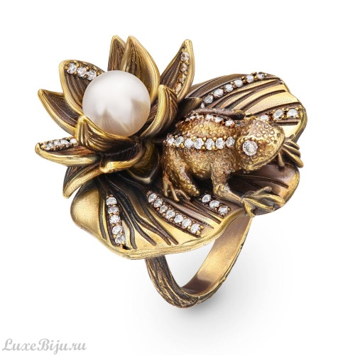Кольцо Fiore di Firenze AN1702 PEARL фото 2