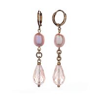 Серьги Lanzerotti, Pesca, с жемчугом и кристаллом, LZ-24.05-258 розовый