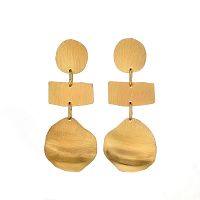 Серьги Dansk Copenhagen, Alaya, с подвесками разных форм, DNSK25.2-3C2307019 золотистый