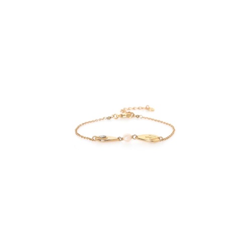 Браслет Franck Herval, Fiona, с жемчугом и кристаллом Swarovski, FH26.2-13-73460 золотистый