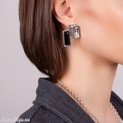 Серьги Tra-la-ra Baguette TLR21-195P101M_1806 фото 2