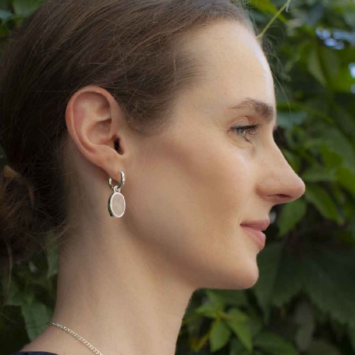 Серьги Fiore Luna ROSE QUARTZ, LE1202 R/S фото 2