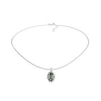 Колье Qudo TIVOLA UNICA big (S/P) Black diamond 3cm, 420539