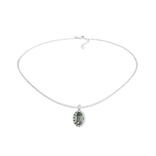 Колье Qudo TIVOLA UNICA big (S/P) Black diamond 3cm, 420539